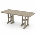 Mesa de comedor de plástico beige 180x90x74 cm